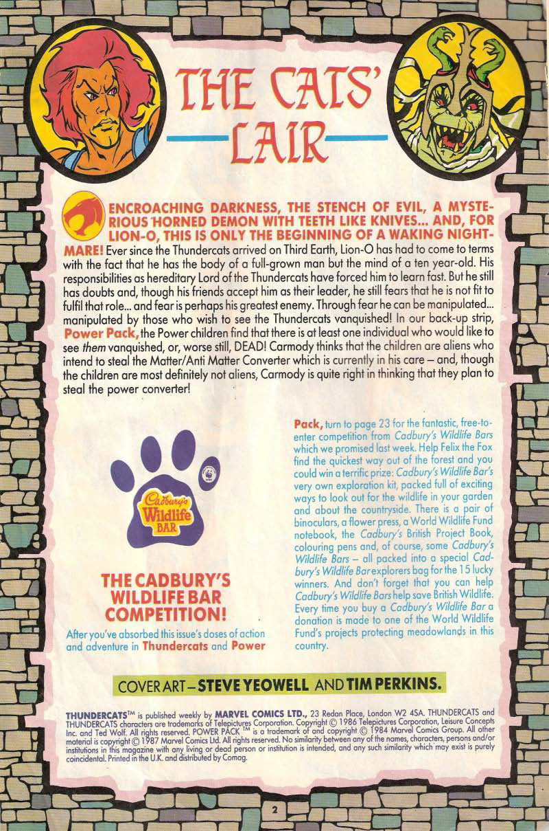 Read online ThunderCats (1987) comic -  Issue #9 - 2