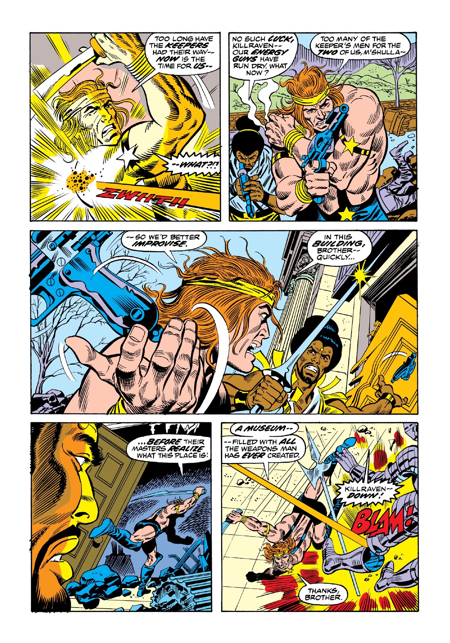 Read online Marvel Masterworks: Killraven comic -  Issue # TPB 1 (Part 1) - 56