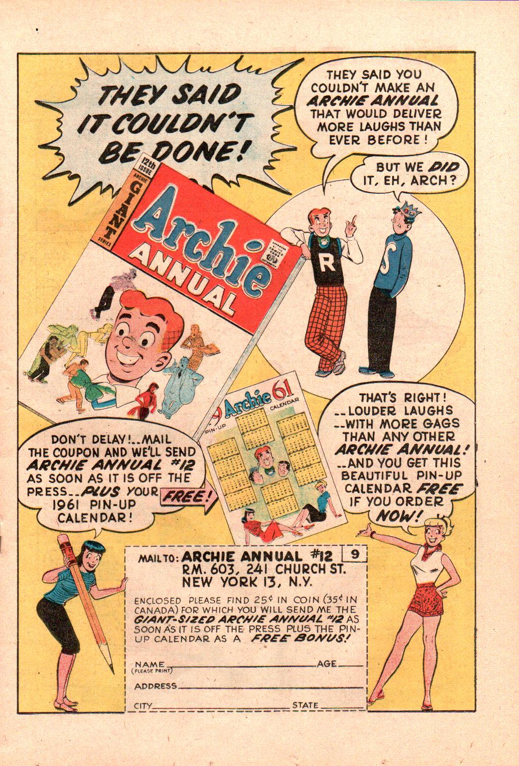 Read online Archie's Joke Book Magazine comic -  Issue #47 - 19