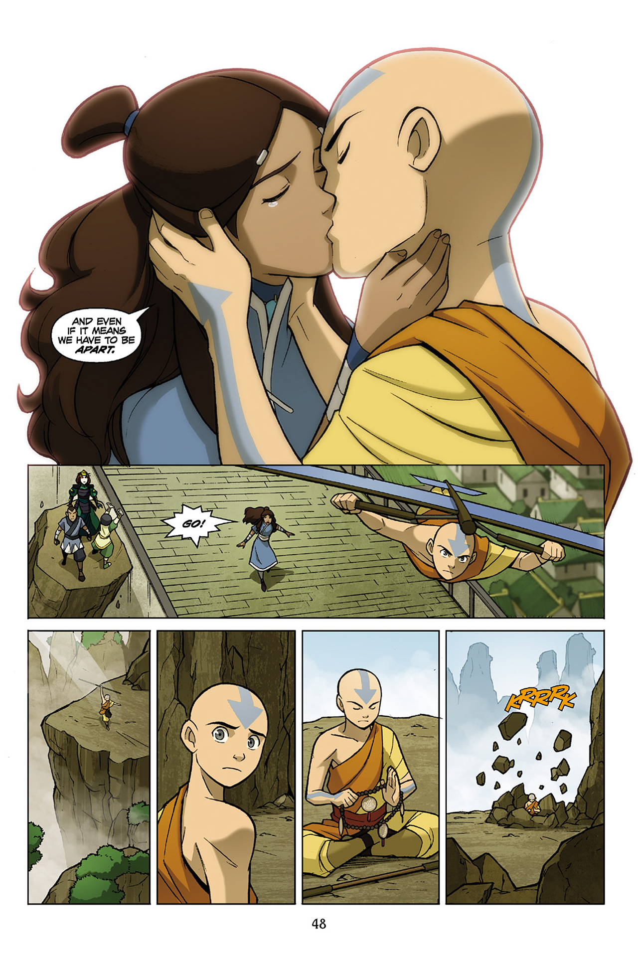 Read online Nickelodeon Avatar: The Last Airbender - The Promise comic -  Issue # Part 3 - 48