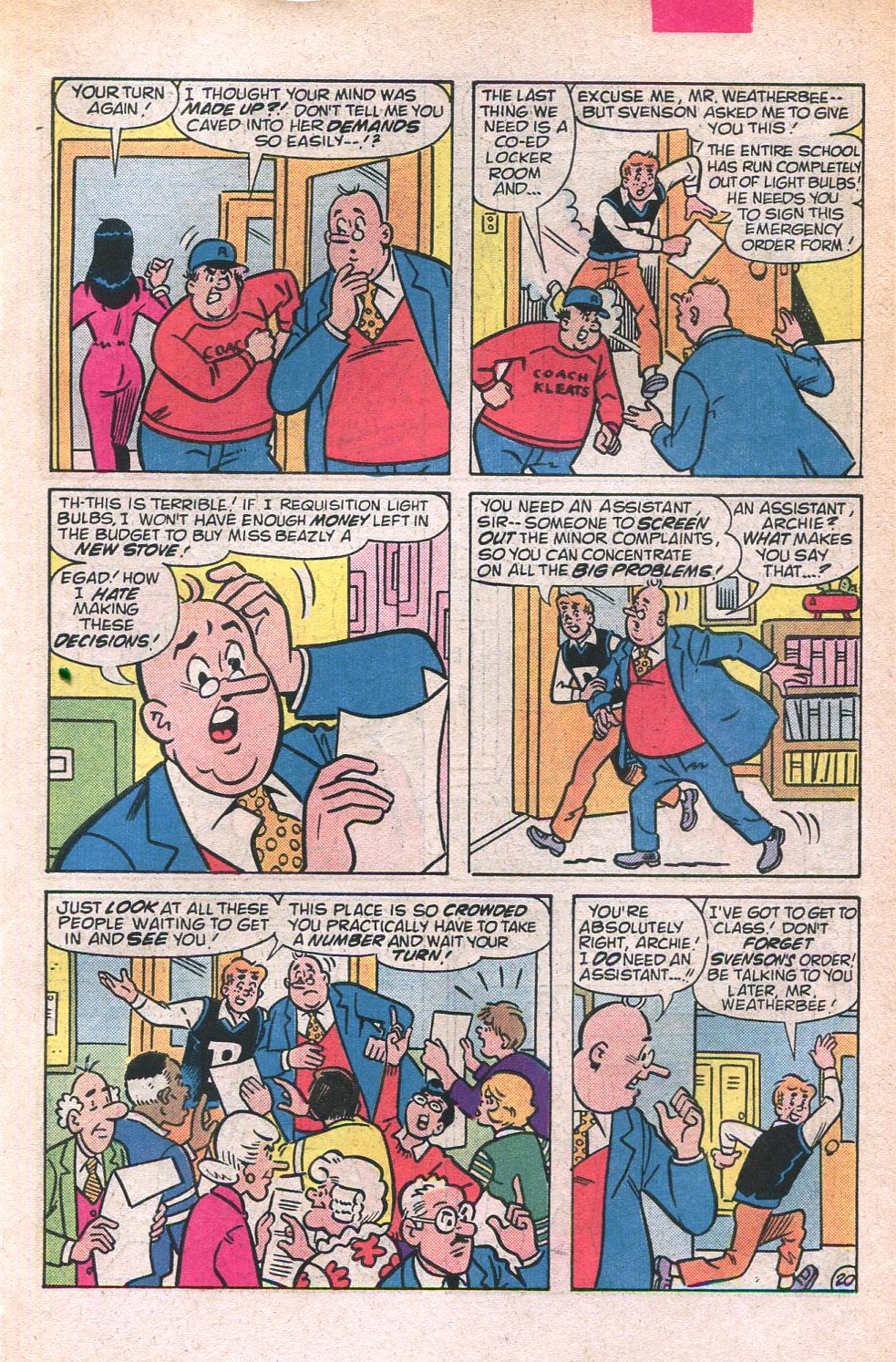 Read online Archie at Riverdale High (1972) comic -  Issue #100 - 31