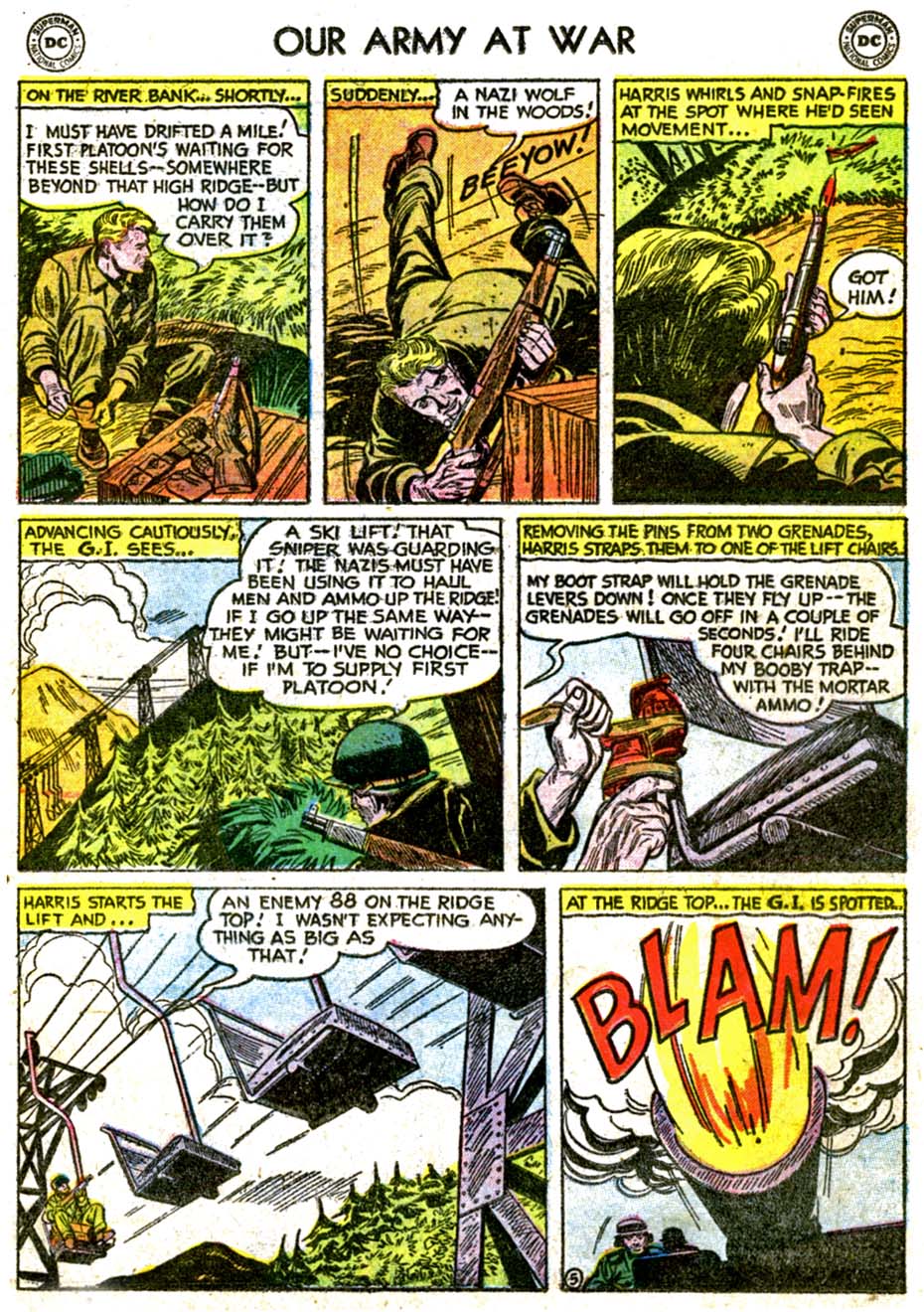 Read online Our Army at War (1952) comic -  Issue #40 - 17