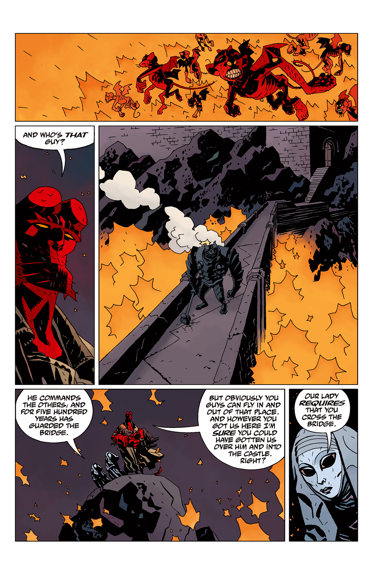 Read online Hellboy: The Wild Hunt comic -  Issue #5 - 7