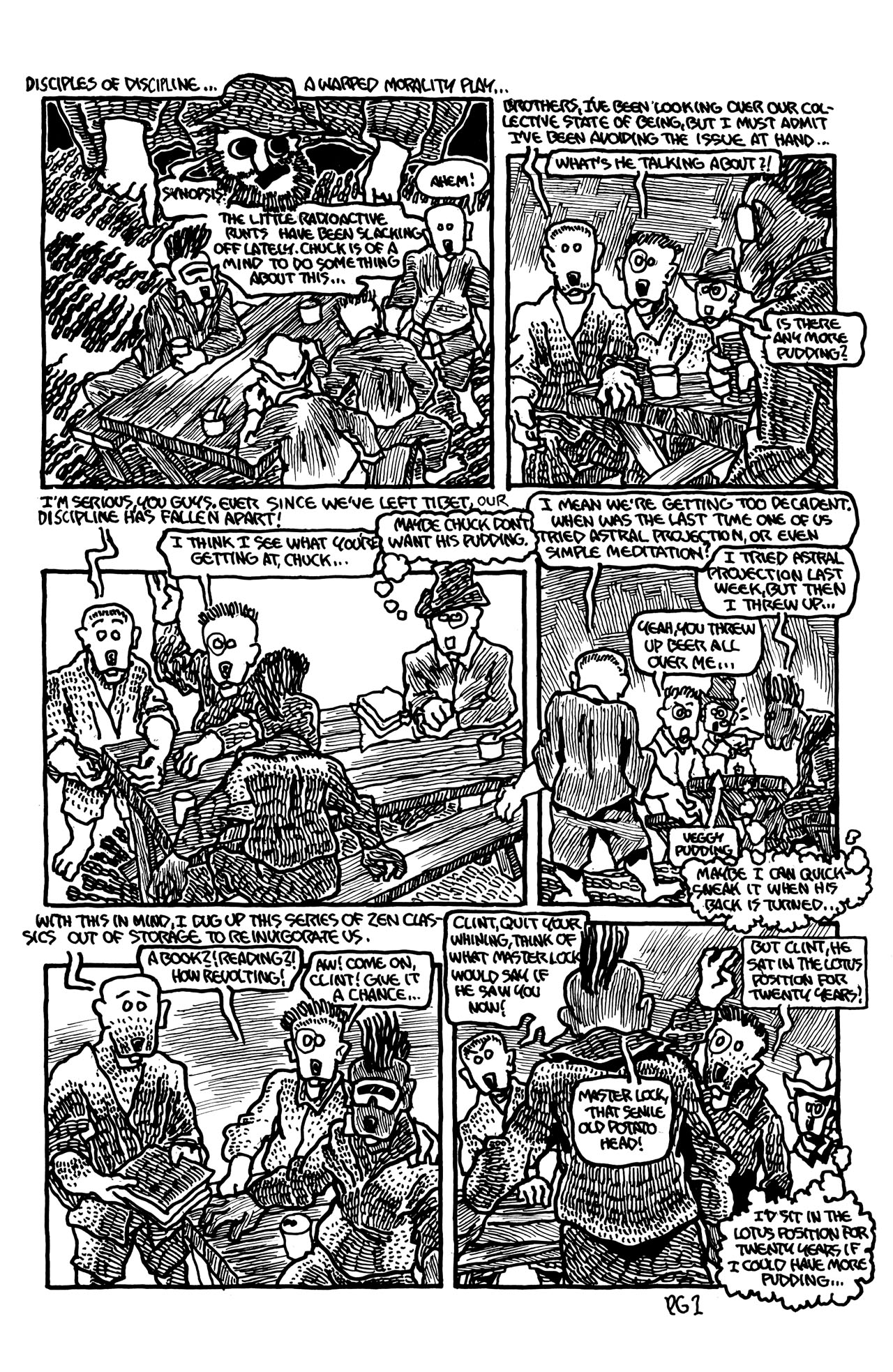 Read online Adolescent Radioactive Black Belt Hamsters comic -  Issue #9 - 13
