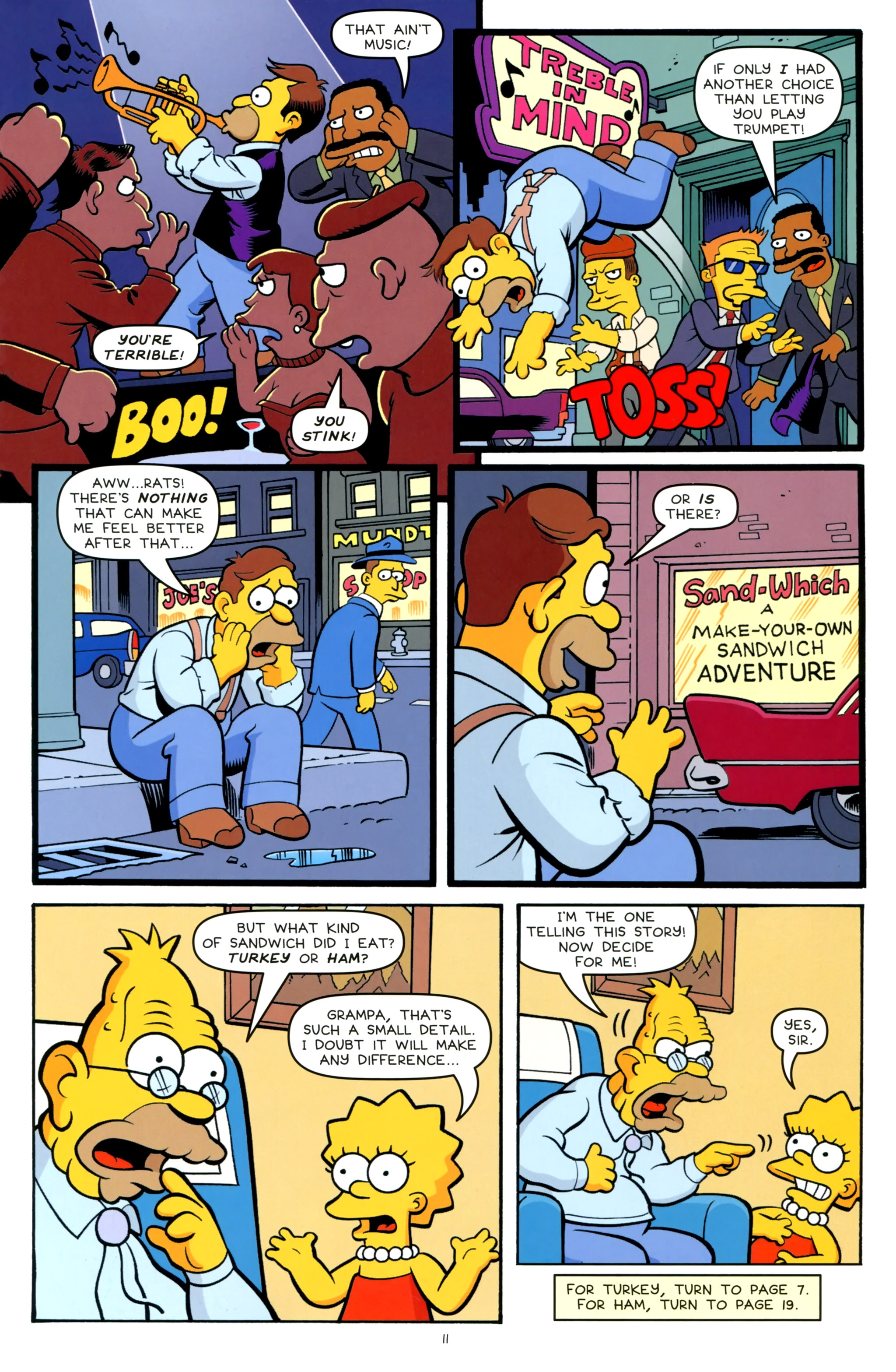 Read online Simpsons One-Shot Wonders: Grampa comic -  Issue # Full - 13