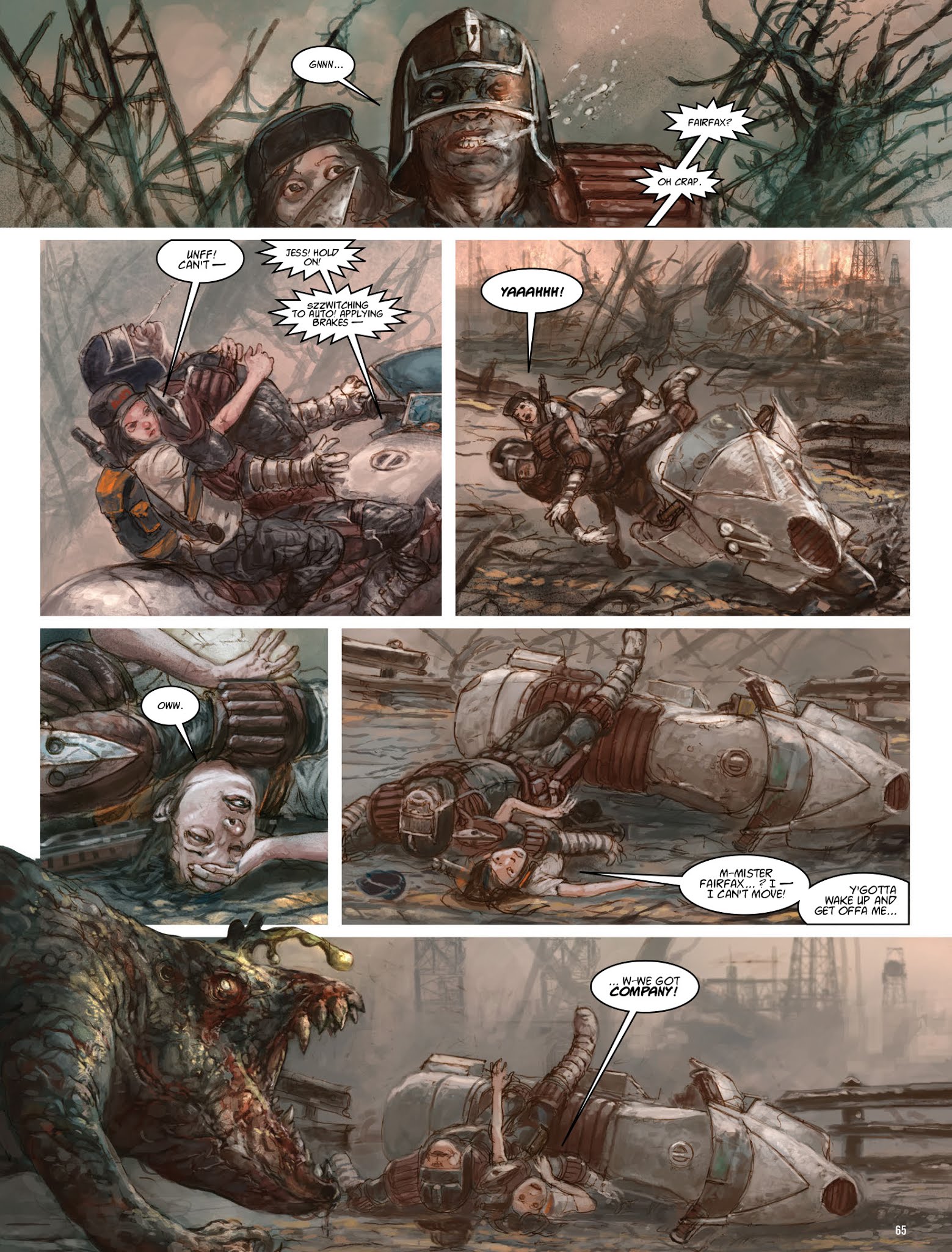 Read online The Dark Judges: The Fall of Deadworld comic -  Issue # TPB - 66
