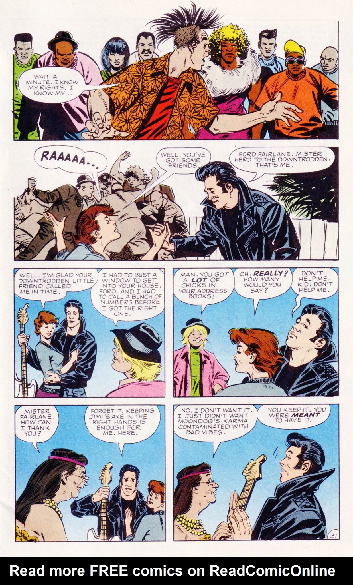 Read online The Adventures Of Ford Fairlane comic -  Issue #4 - 32