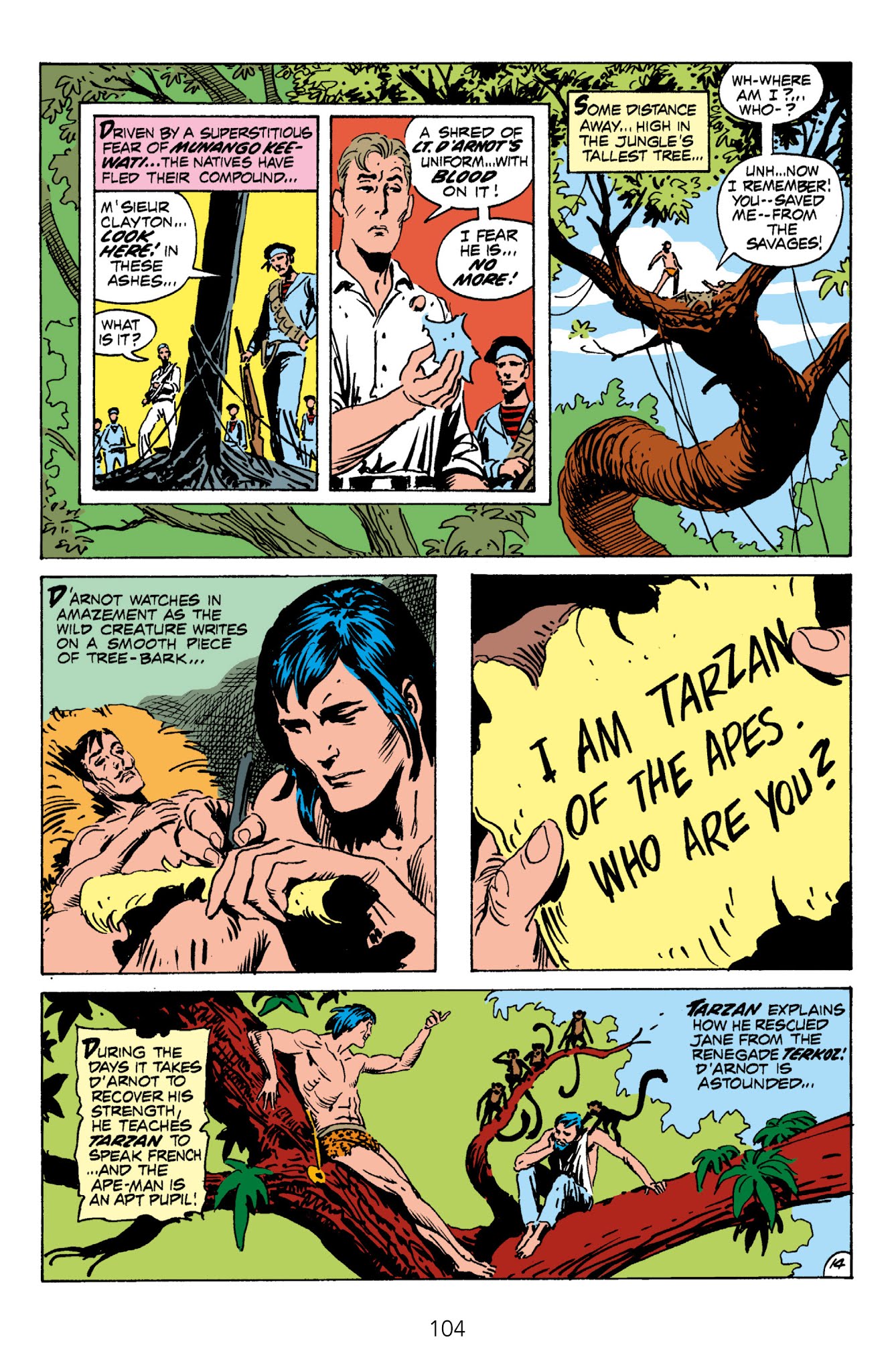 Read online Edgar Rice Burroughs' Tarzan The Joe Kubert Years comic -  Issue # TPB 1 (Part 2) - 6