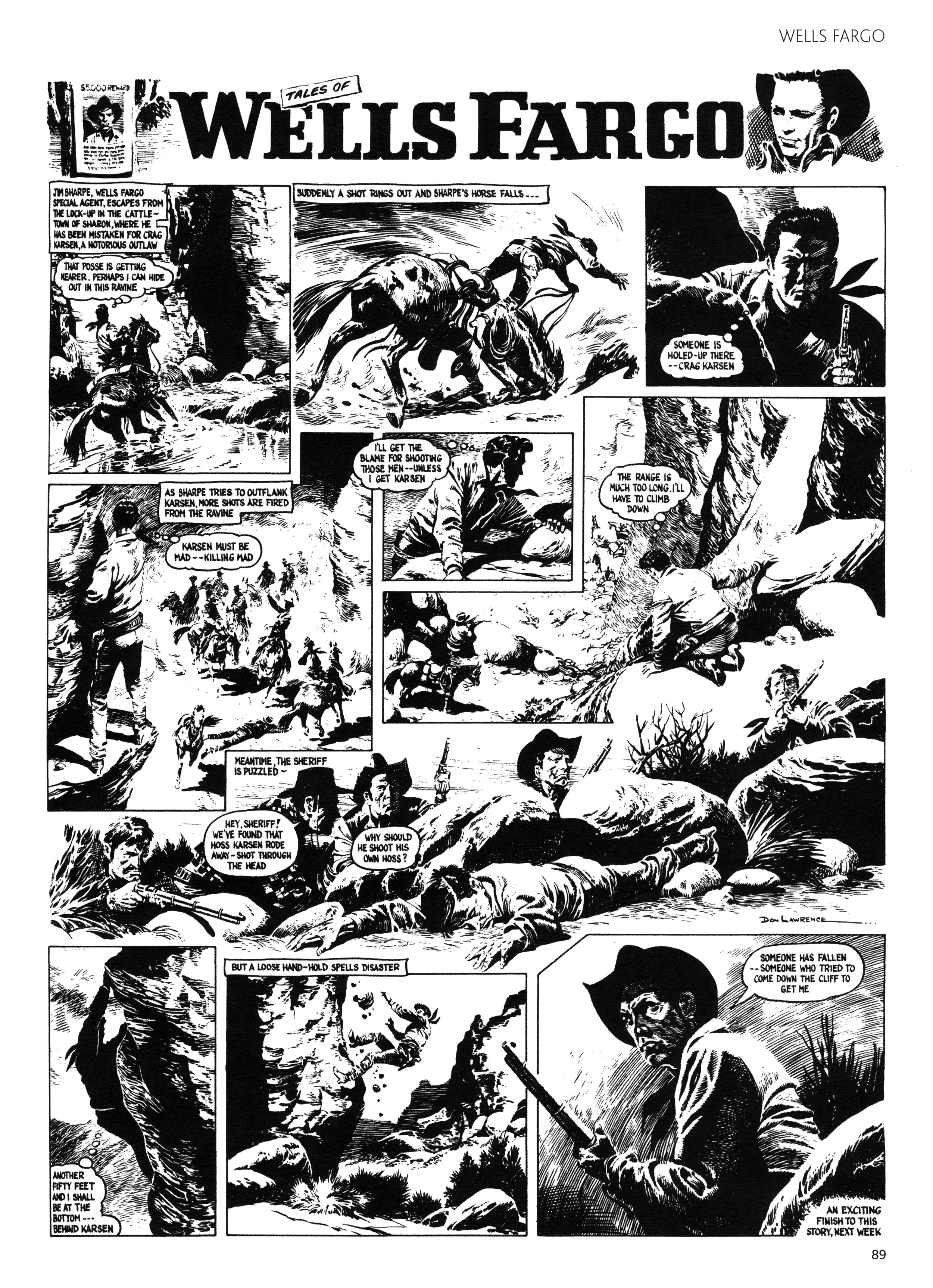 Read online Don Lawrence Westerns comic -  Issue # TPB (Part 1) - 93