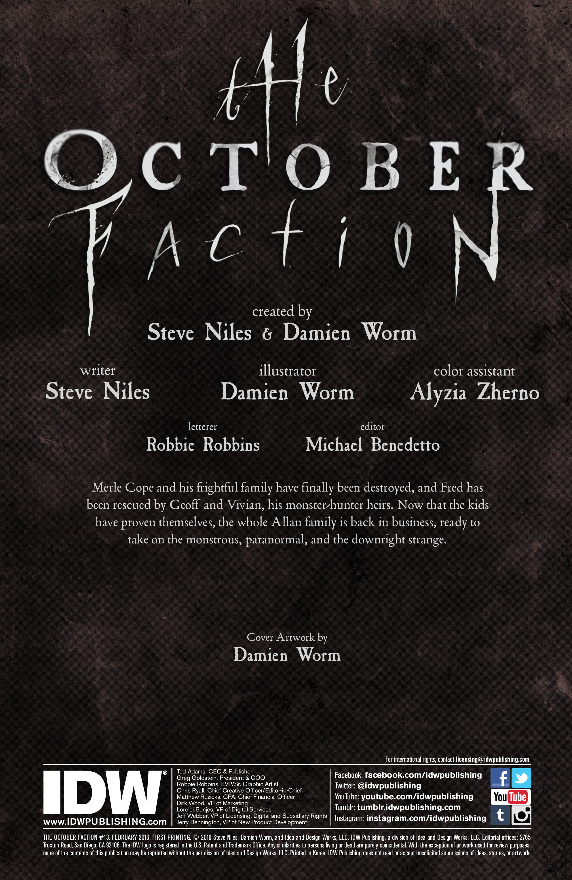 Read online The October Faction comic -  Issue #13 - 2