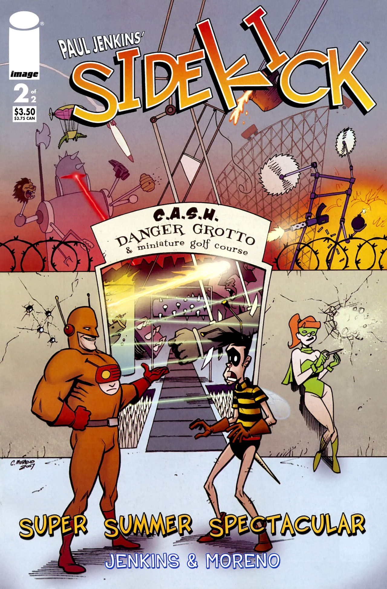 Read online Paul Jenkins' Sidekick Summer Special comic -  Issue #2 - 1