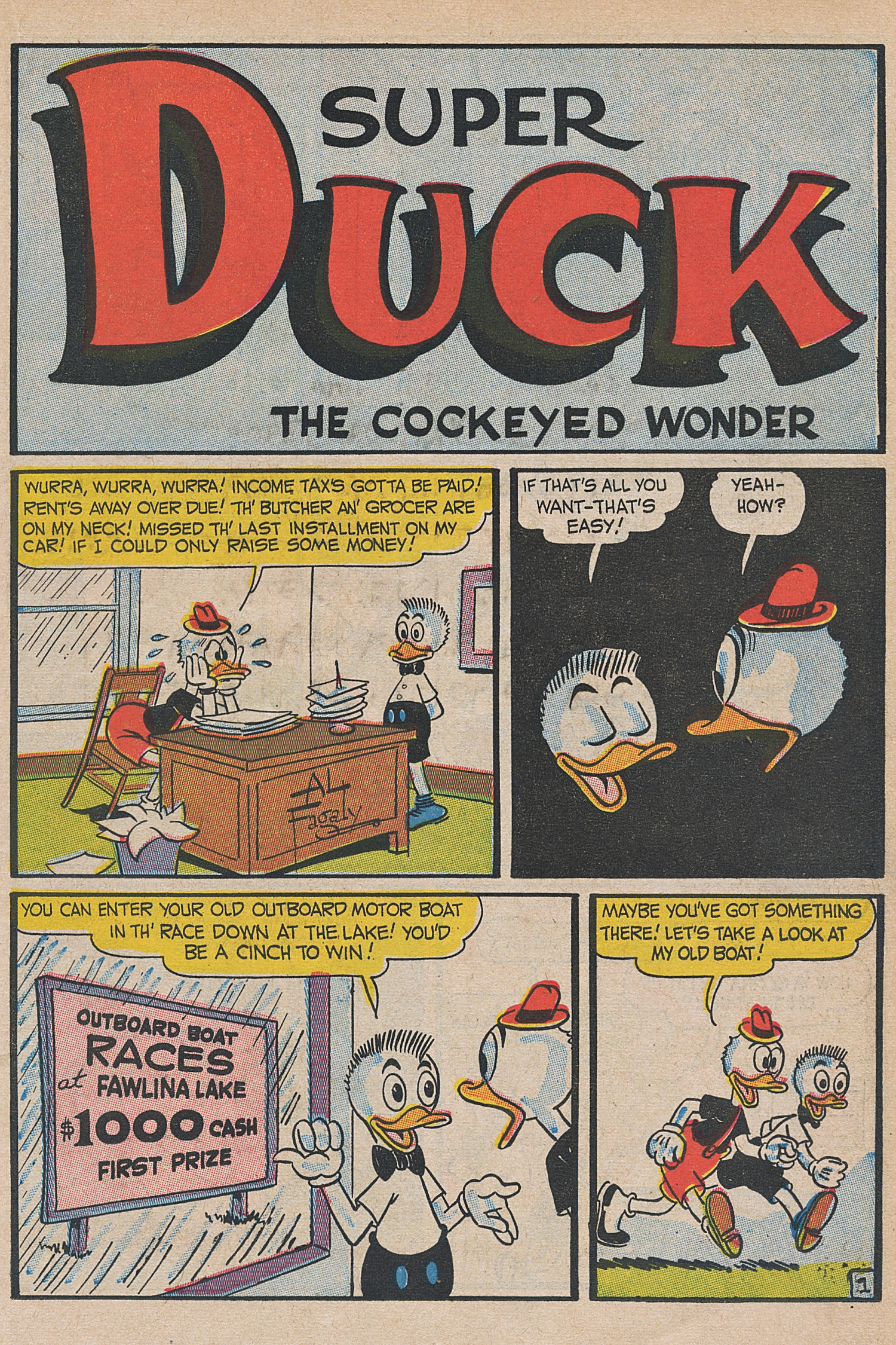 Read online Super Duck Comics comic -  Issue #8 - 17
