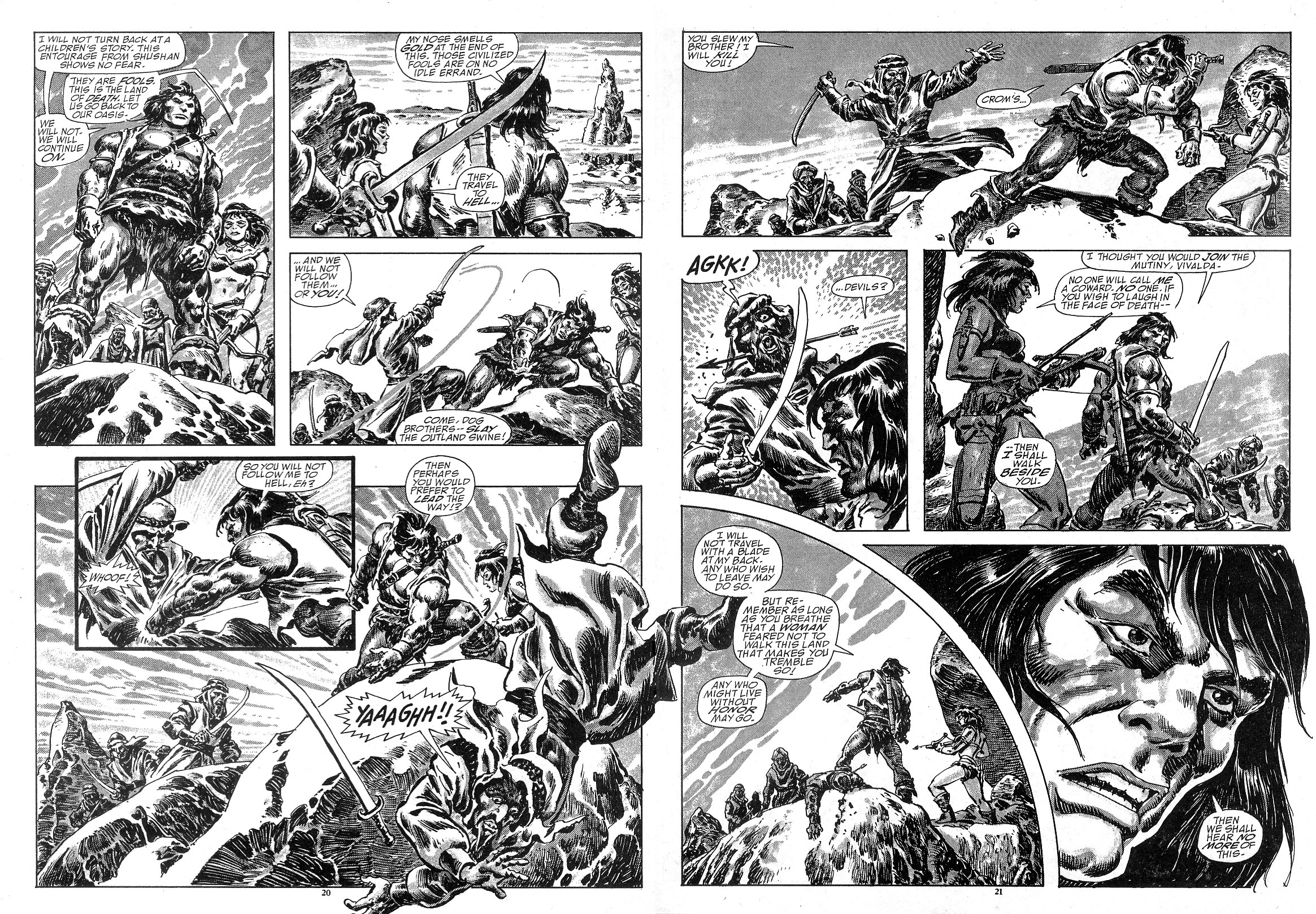Read online The Savage Sword Of Conan comic -  Issue #183 - 17