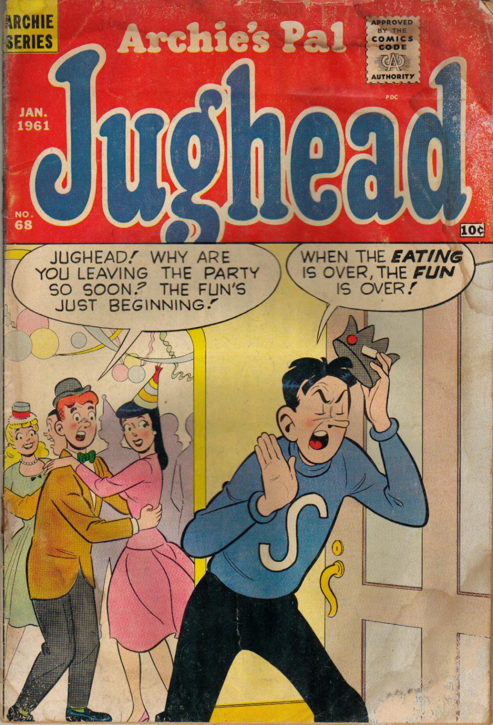 Read online Archie's Pal Jughead comic -  Issue #68 - 1