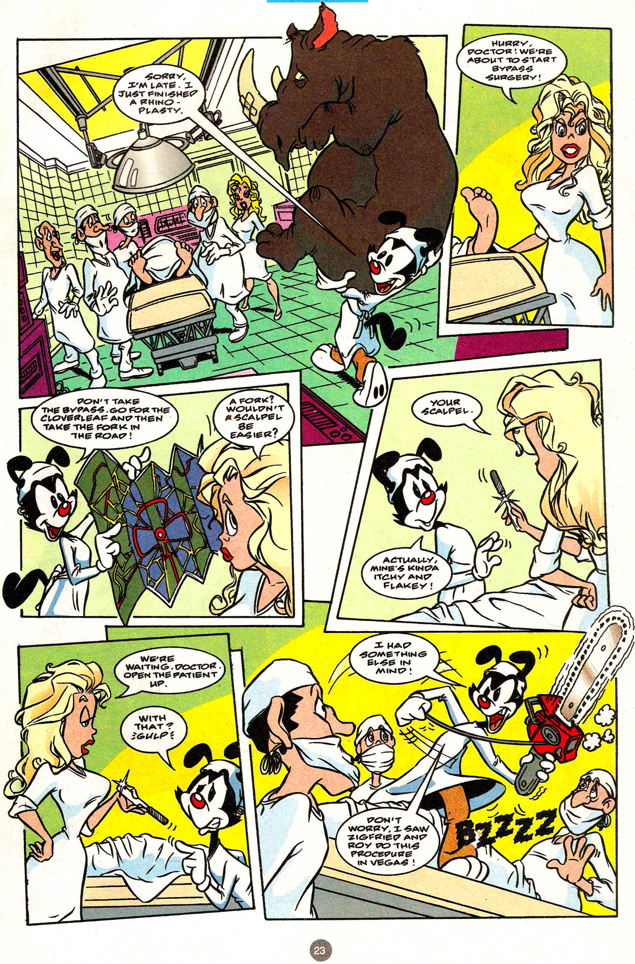 Read online Animaniacs comic -  Issue #21 - 25