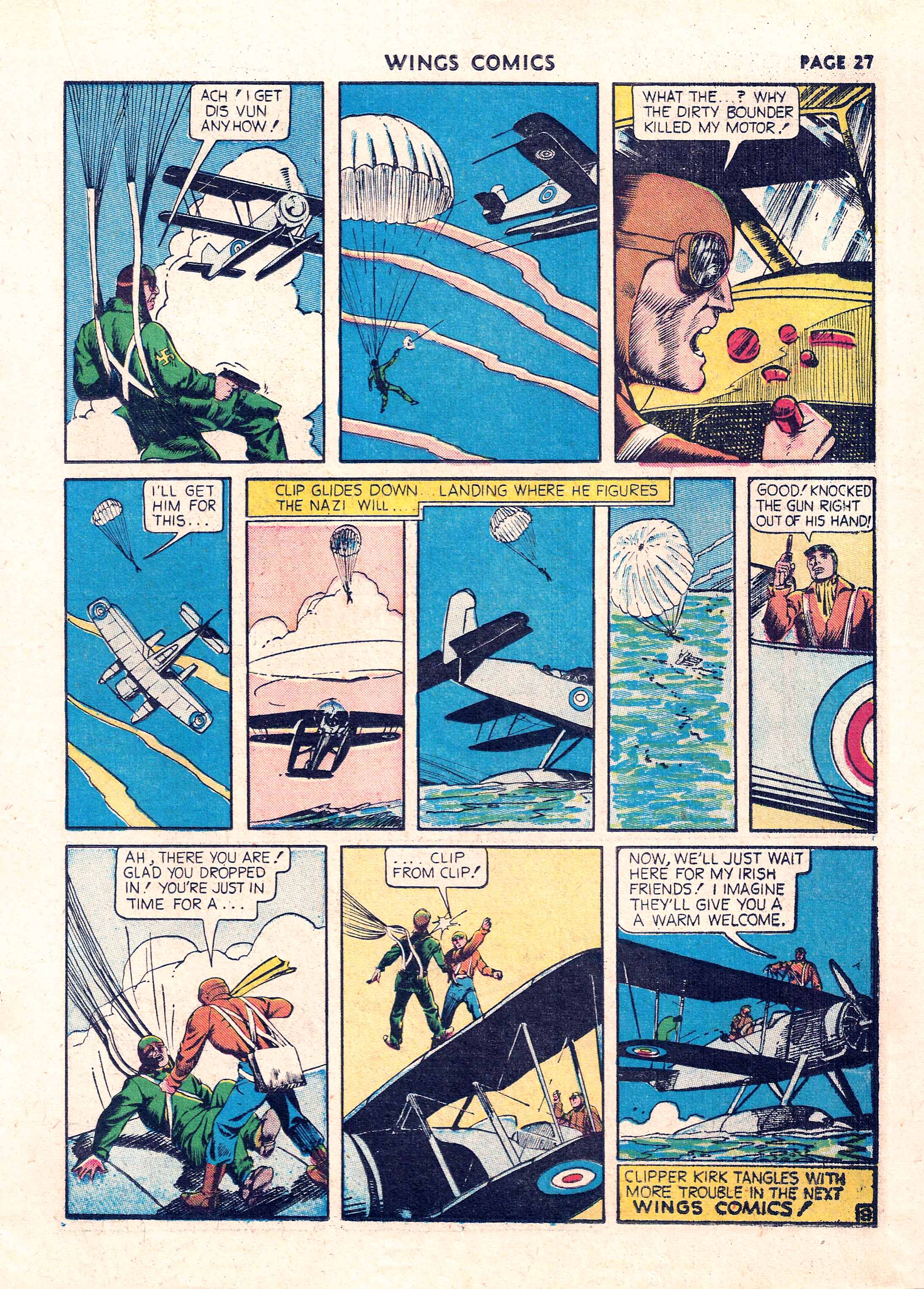 Read online Wings Comics comic -  Issue #9 - 29