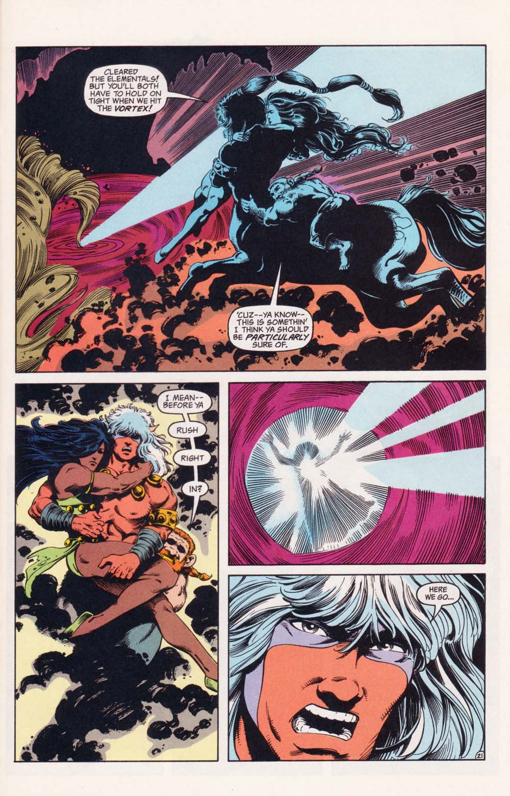 Read online Advanced Dungeons & Dragons comic -  Issue #35 - 21