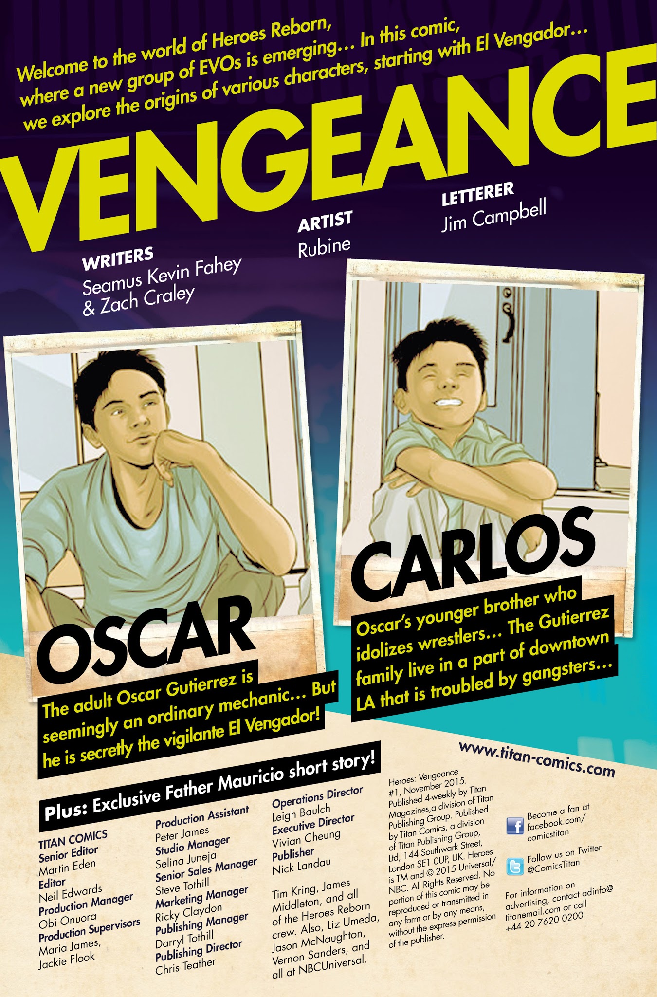 Read online Heroes: Vengeance comic -  Issue #1 - 2