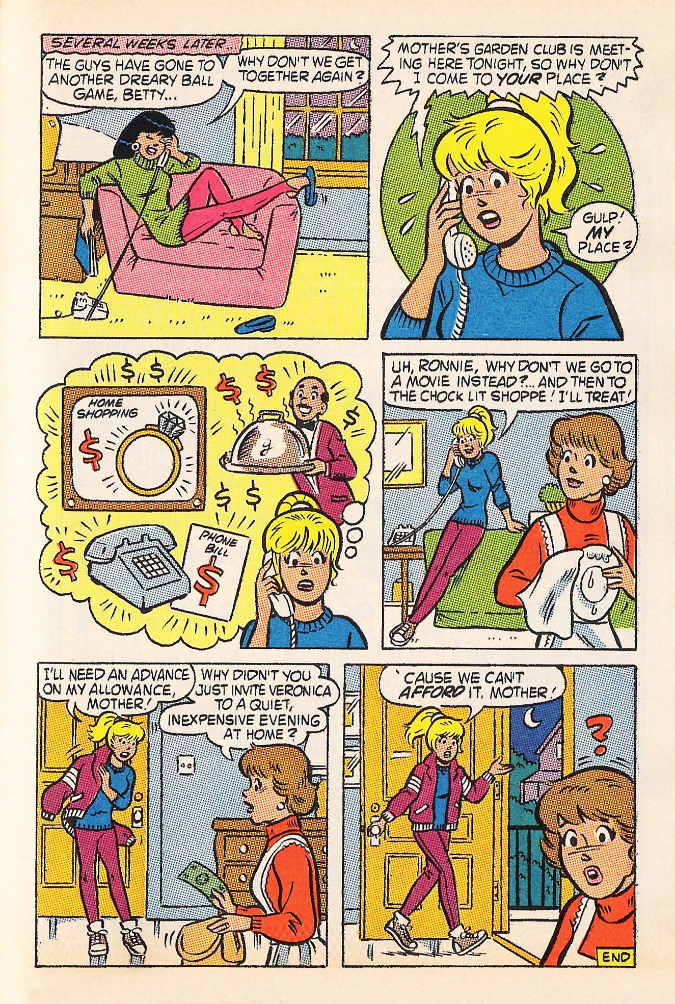 Read online Betty and Veronica Digest Magazine comic -  Issue #52 - 17