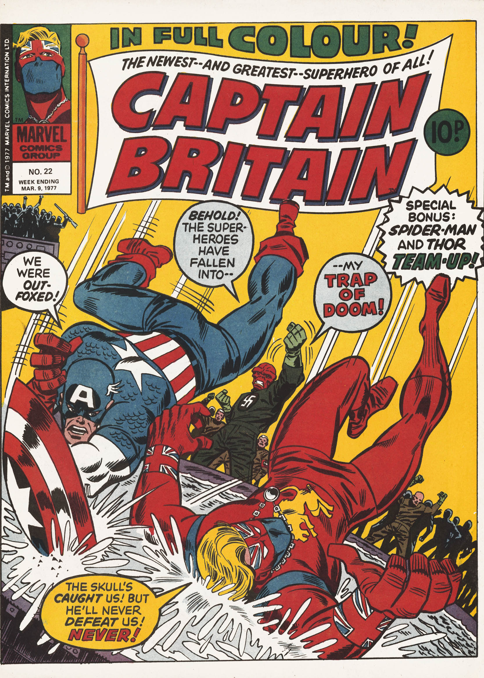 Read online Captain Britain (1976) comic -  Issue #22 - 1