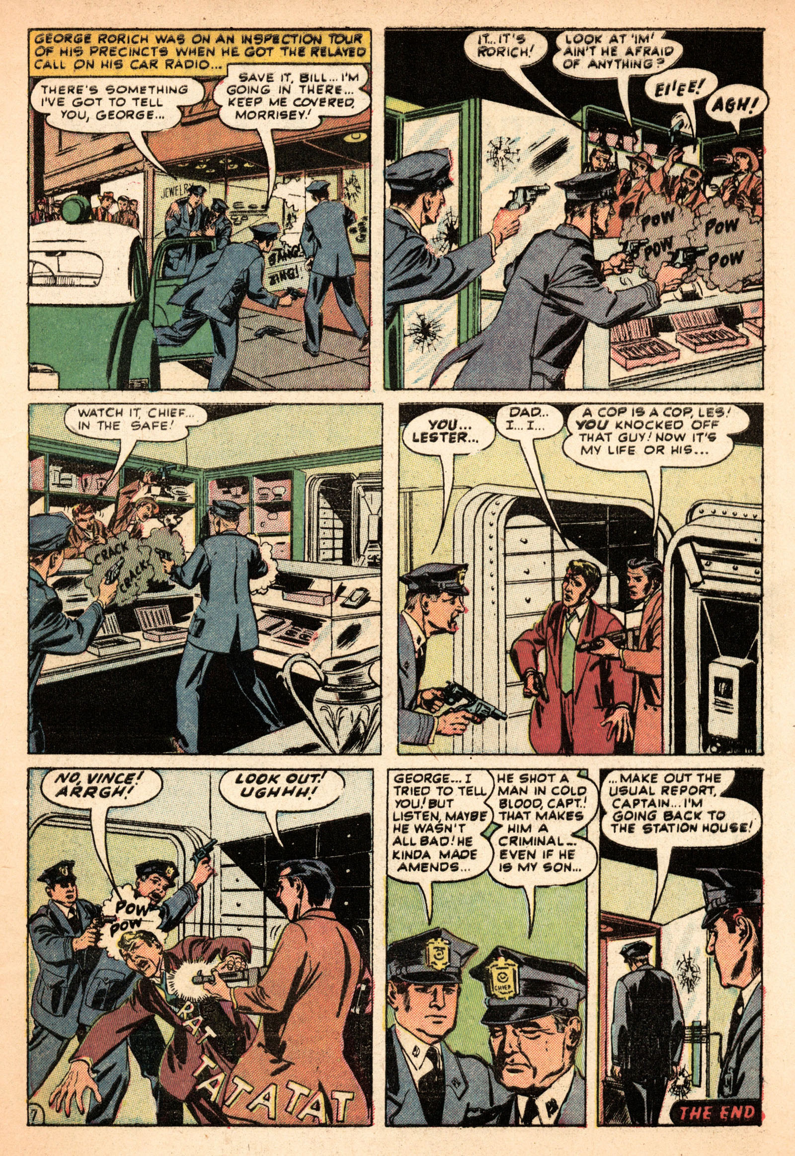 Read online Crime Cases Comics (1951) comic -  Issue #10 - 9