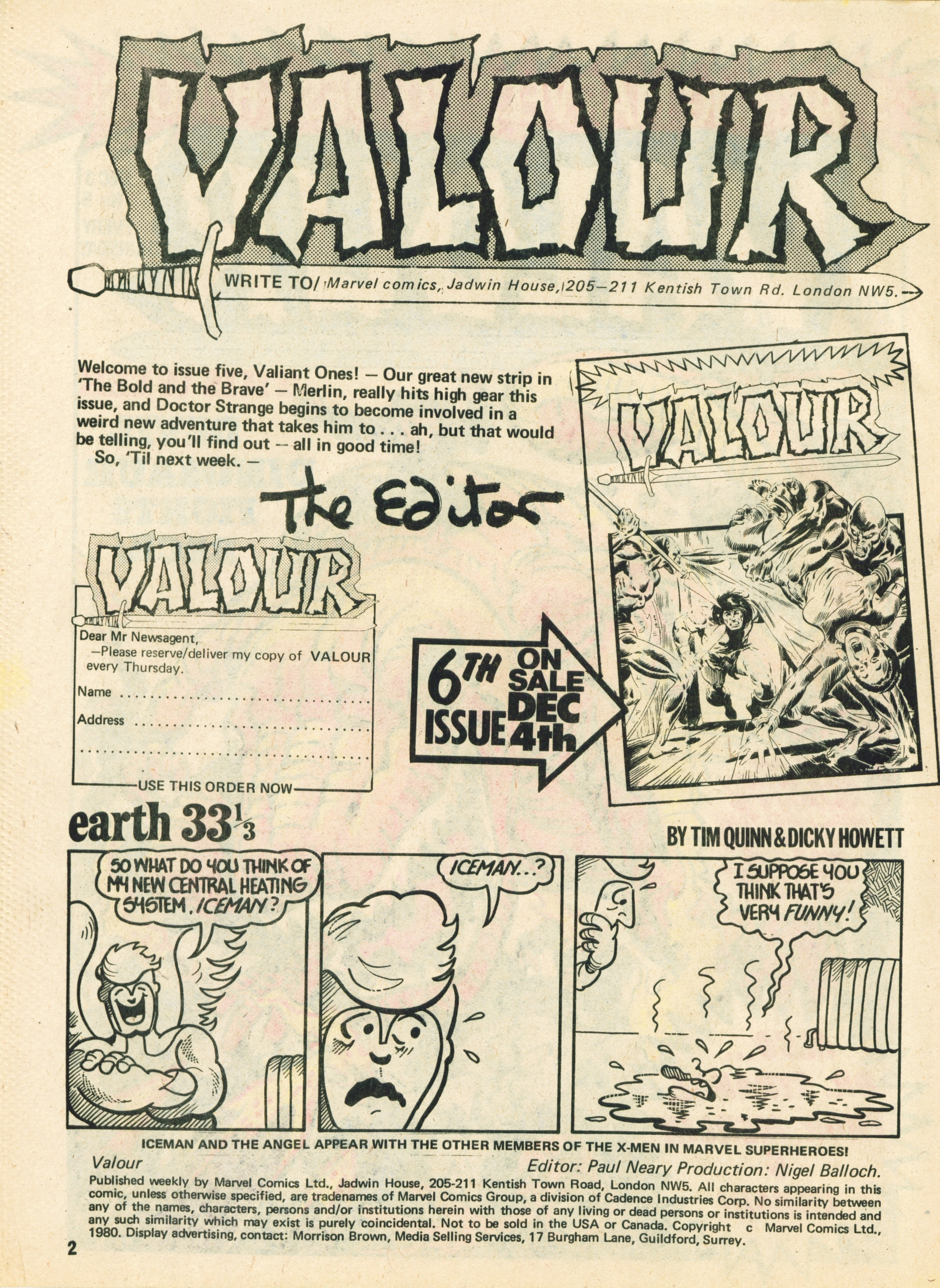 Read online Valour comic -  Issue #5 - 2