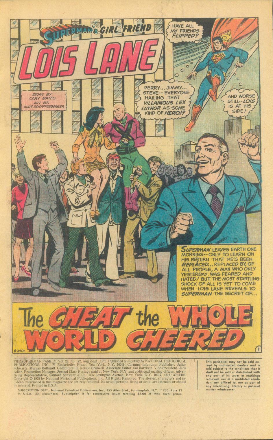 Read online The Superman Family comic -  Issue #172 - 3