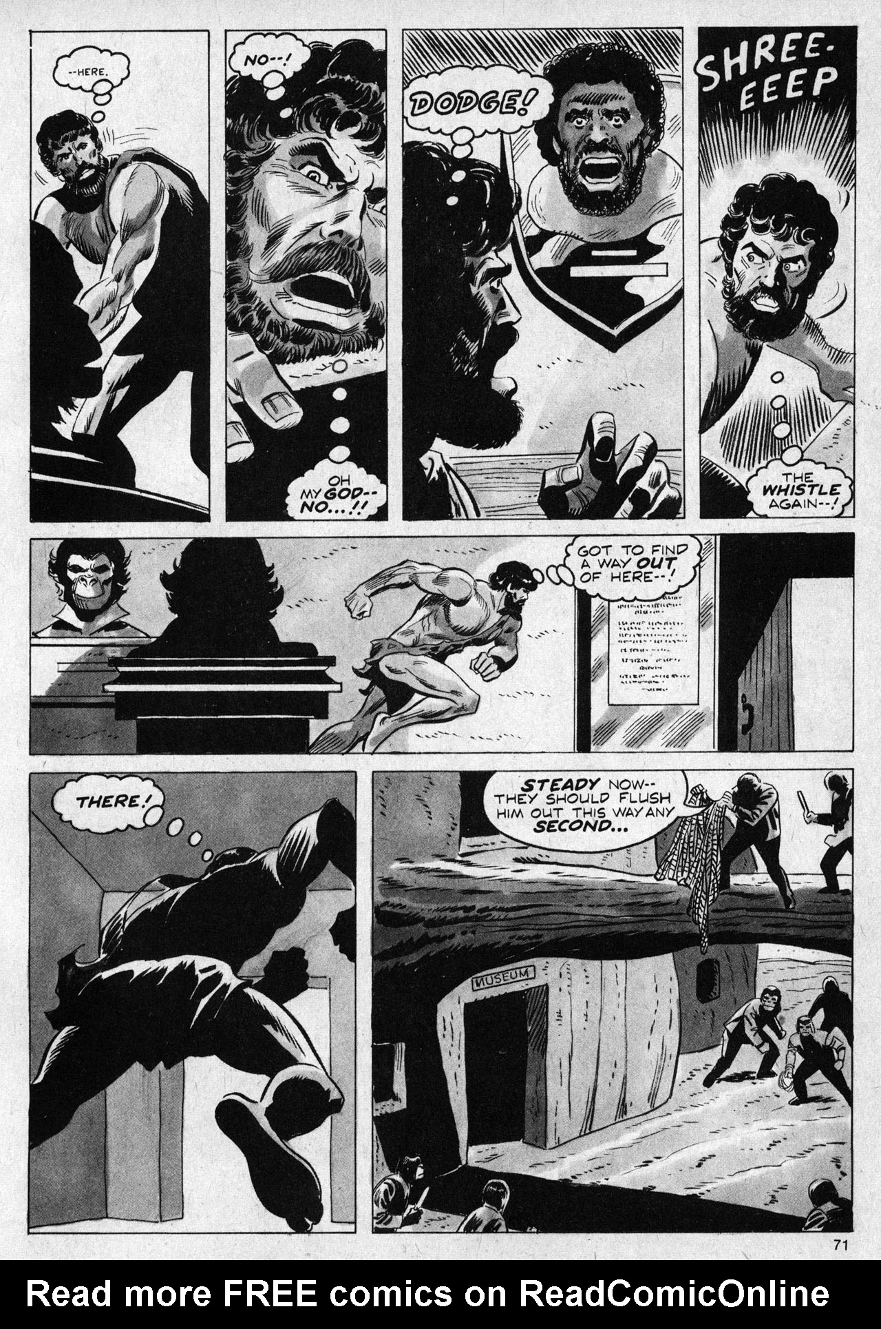 Read online Planet of the Apes comic -  Issue #3 - 69
