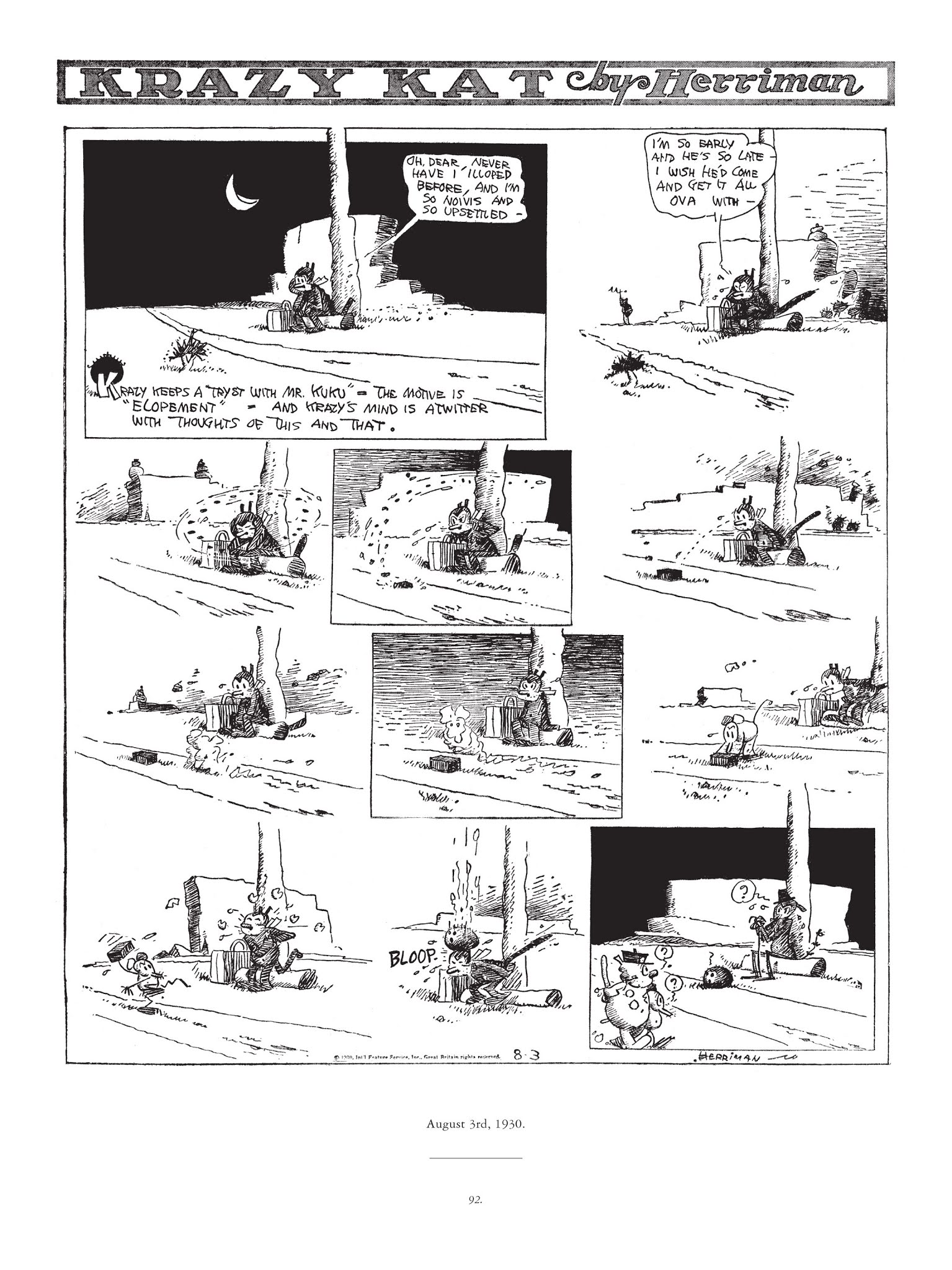 Read online Krazy & Ignatz comic -  Issue # TPB 6 - 90