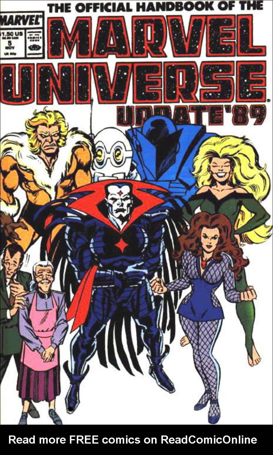 Read online The Official Handbook of the Marvel Universe: Update '89 comic -  Issue #5 - 1