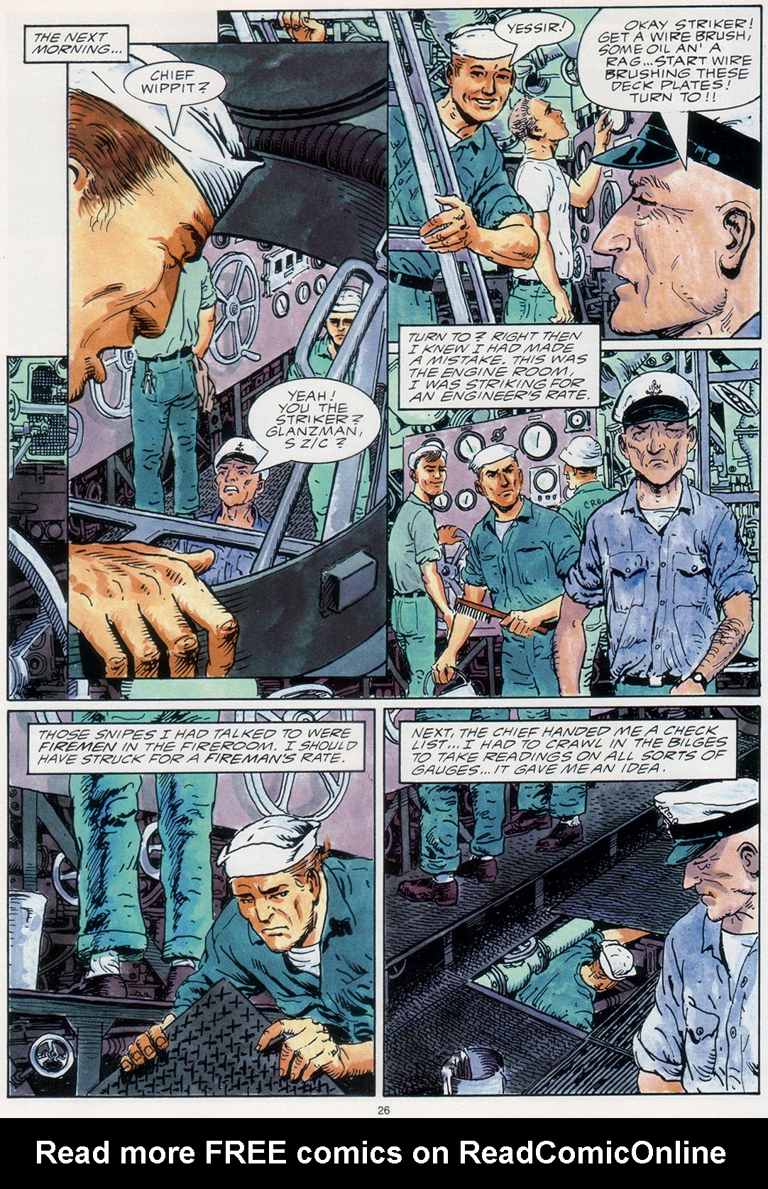Read online Marvel Graphic Novel comic -  Issue #30 - A Sailor's Story - 32