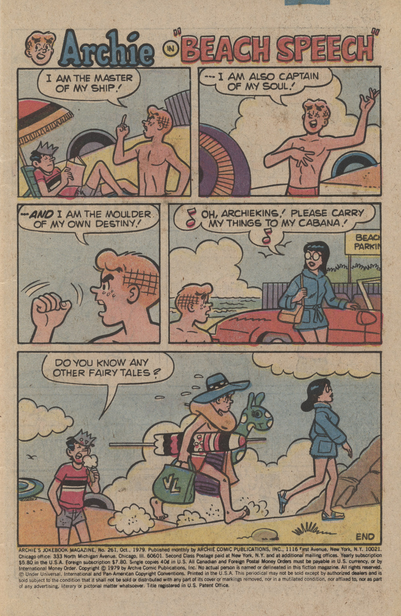 Read online Archie's Joke Book Magazine comic -  Issue #261 - 3