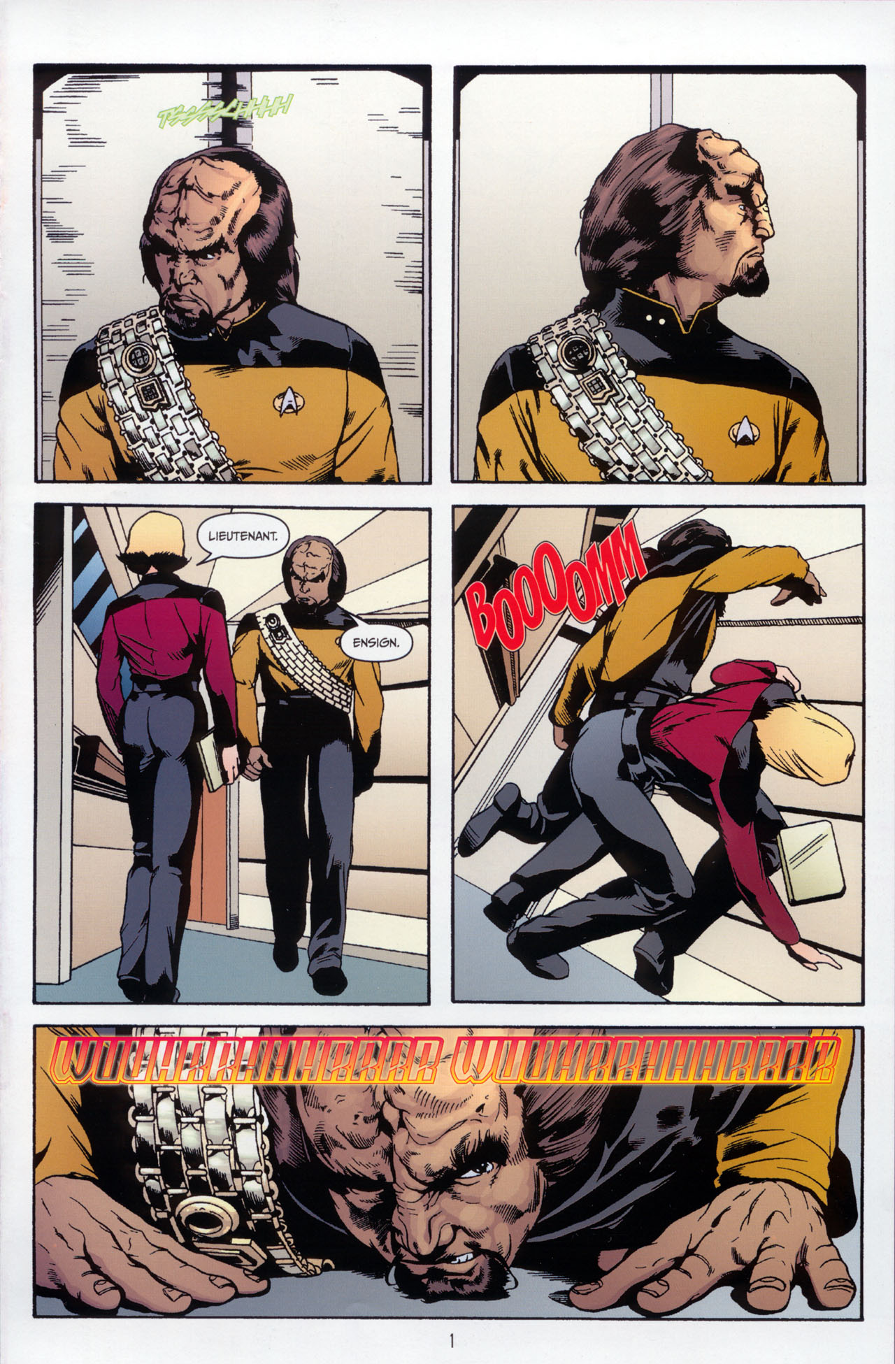 Read online Star Trek: The Next Generation: The Space Between comic -  Issue #3 - 3
