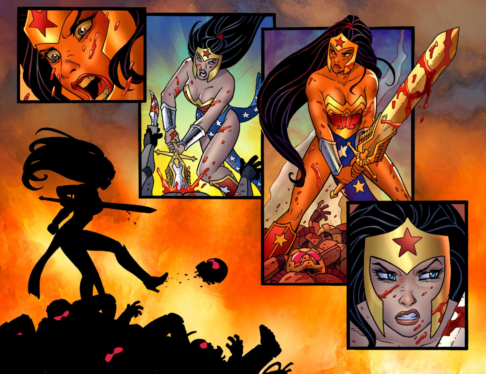 Read online Ame-Comi: Wonder Woman comic -  Issue #2 - 8