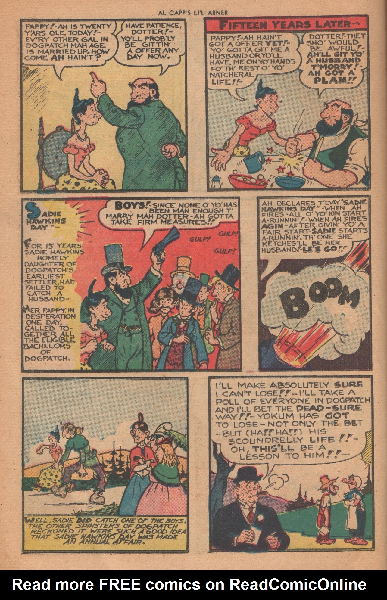 Read online Li'l Abner Comics comic -  Issue #74 - 16
