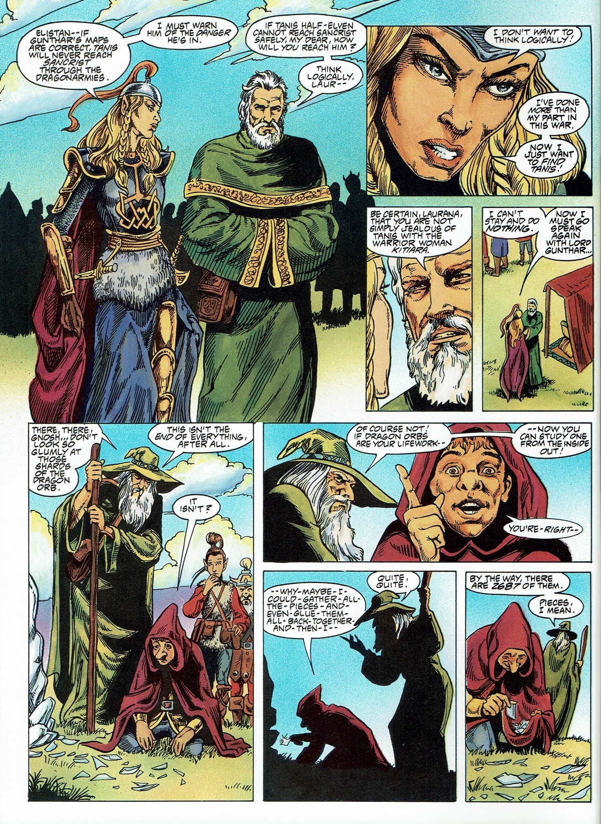 Read online Dragonlance Saga comic -  Issue #5 - 32