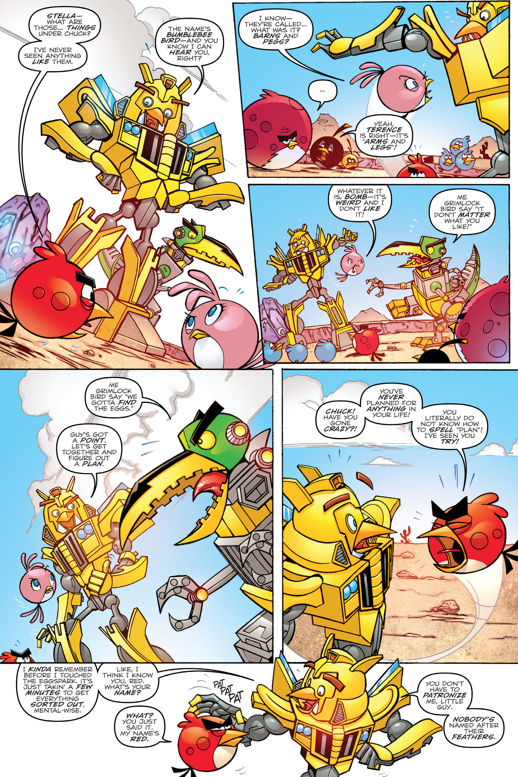 Read online Angry Birds Transformers: Age of Eggstinction comic -  Issue # Full - 29