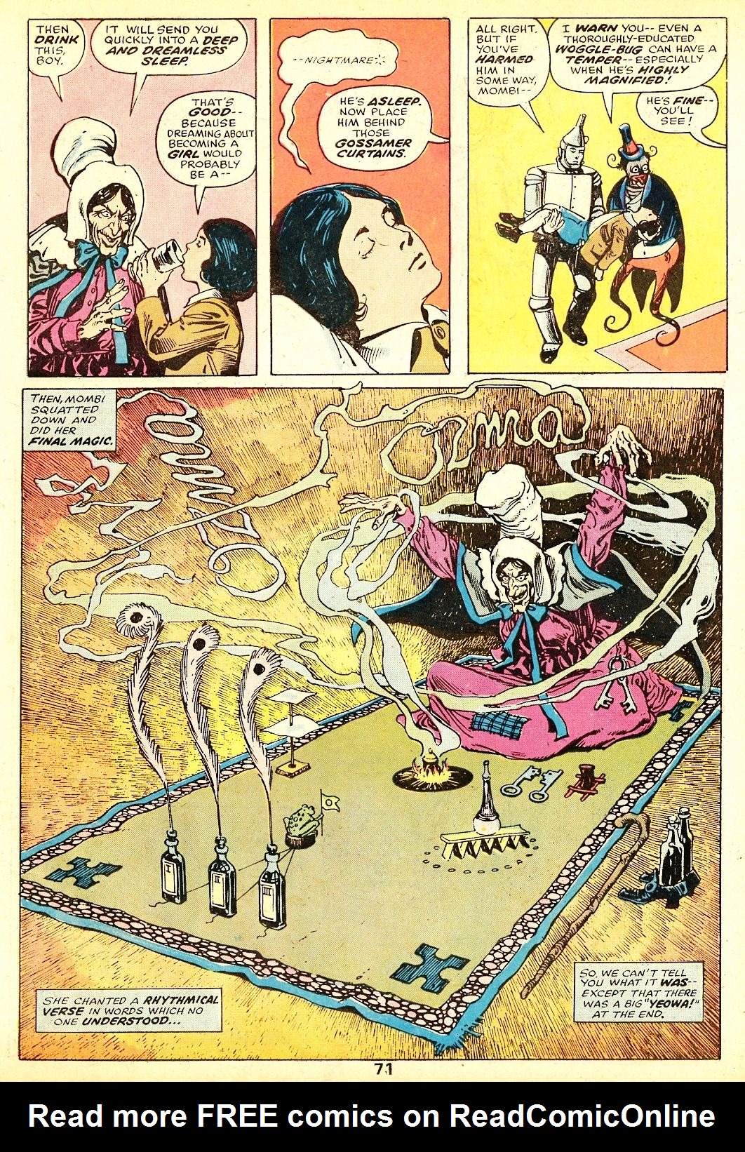 Read online Marvel Treasury of Oz comic -  Issue #1 - 70