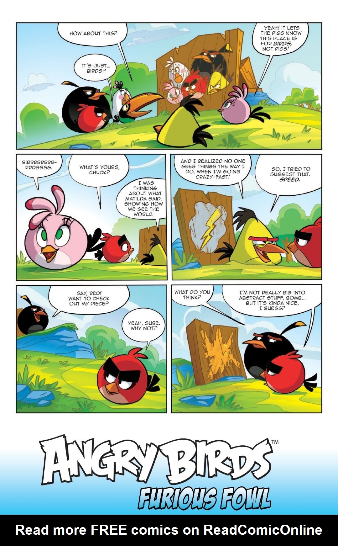 Read online Angry Birds Comics Quarterly comic -  Issue # Issue Furious Fowl - 41