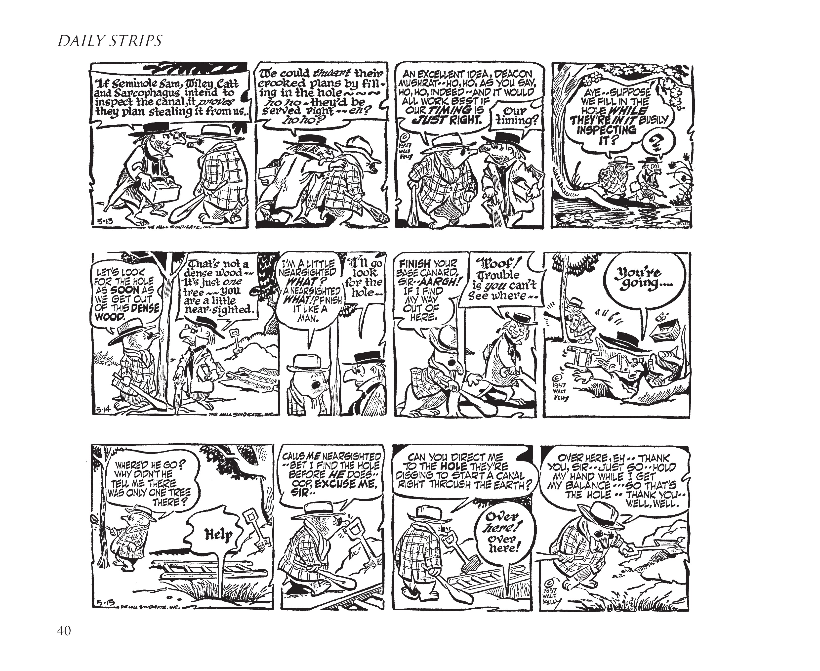 Read online Pogo by Walt Kelly: The Complete Syndicated Comic Strips comic -  Issue # TPB 5 (Part 1) - 49