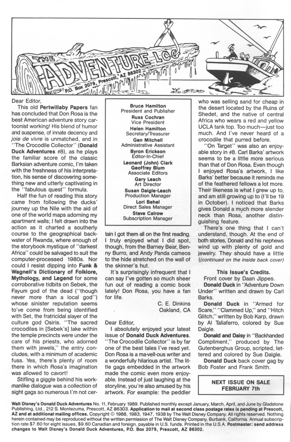 Read online Walt Disney's Donald Duck Adventures (1987) comic -  Issue #11 - 2