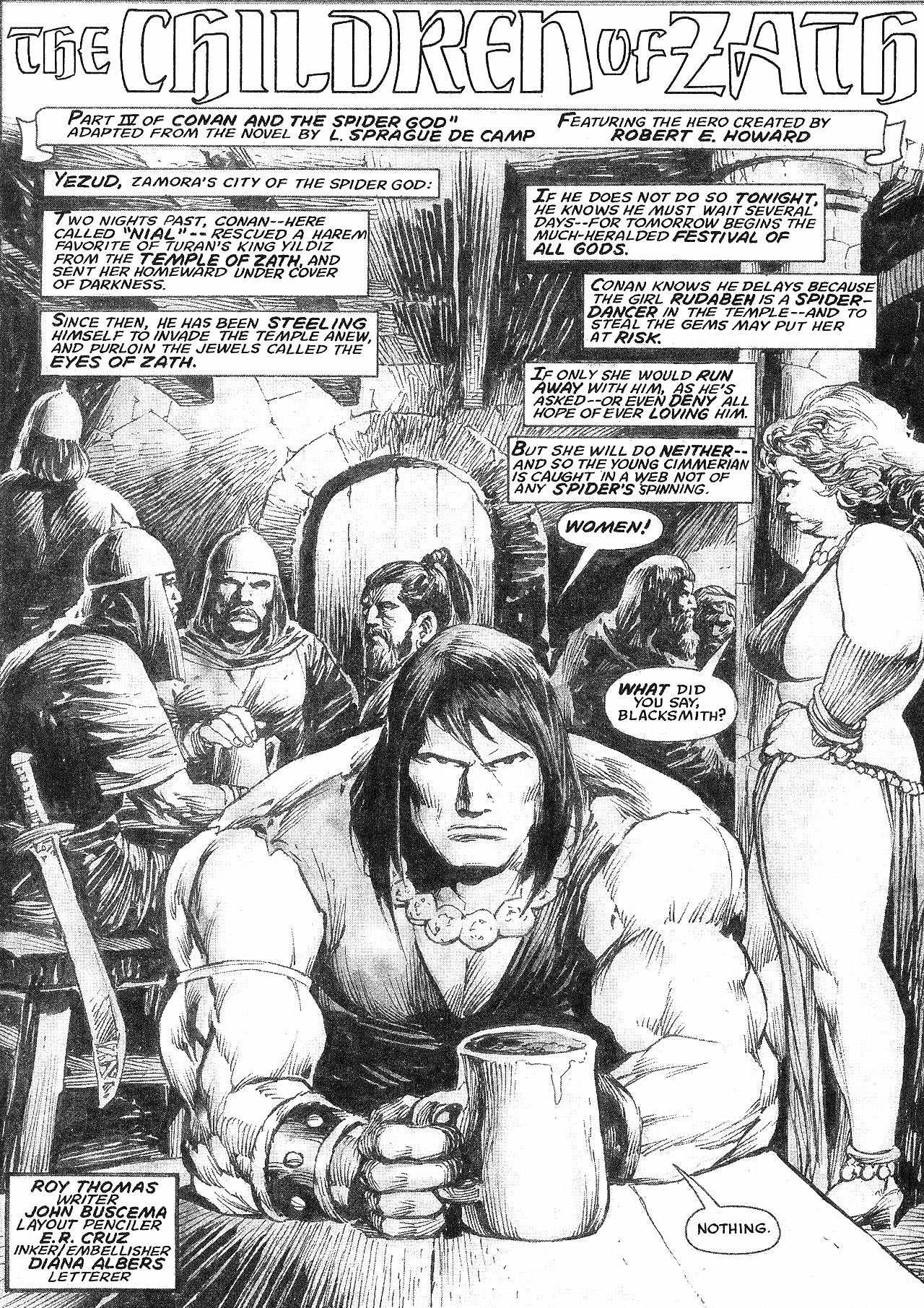Read online The Savage Sword Of Conan comic -  Issue #210 - 3