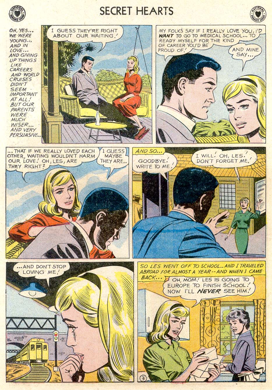 Read online Secret Hearts comic -  Issue #65 - 21