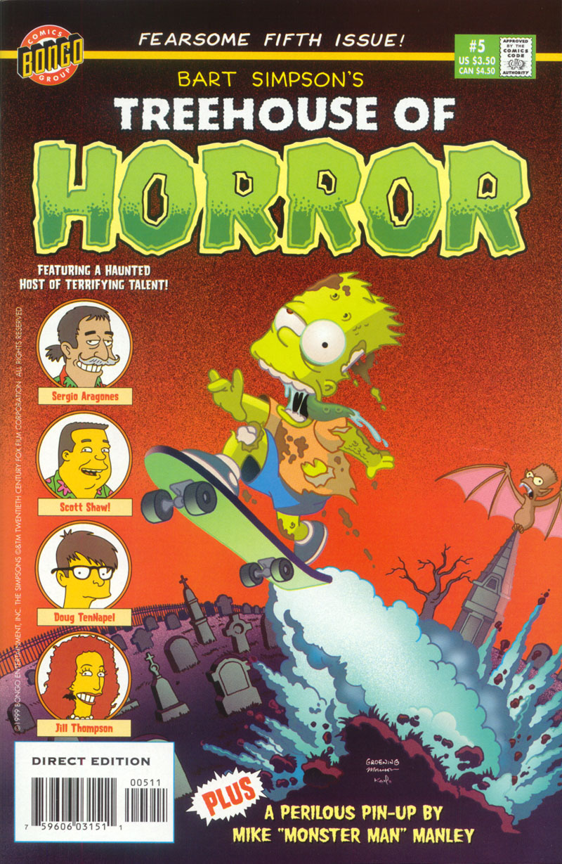 Read online Treehouse of Horror comic -  Issue #5 - 1