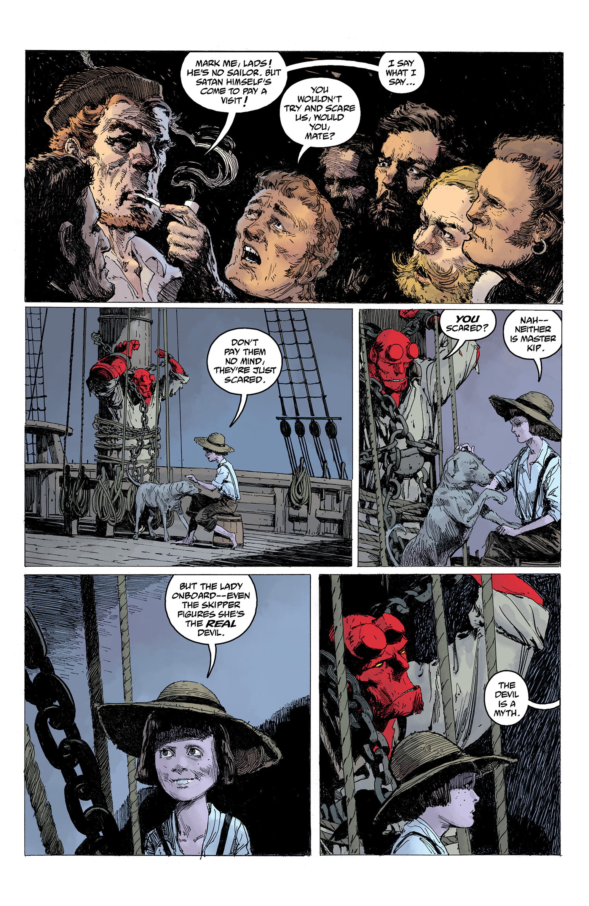 Read online Hellboy: Into the Silent Sea comic -  Issue # Full - 24