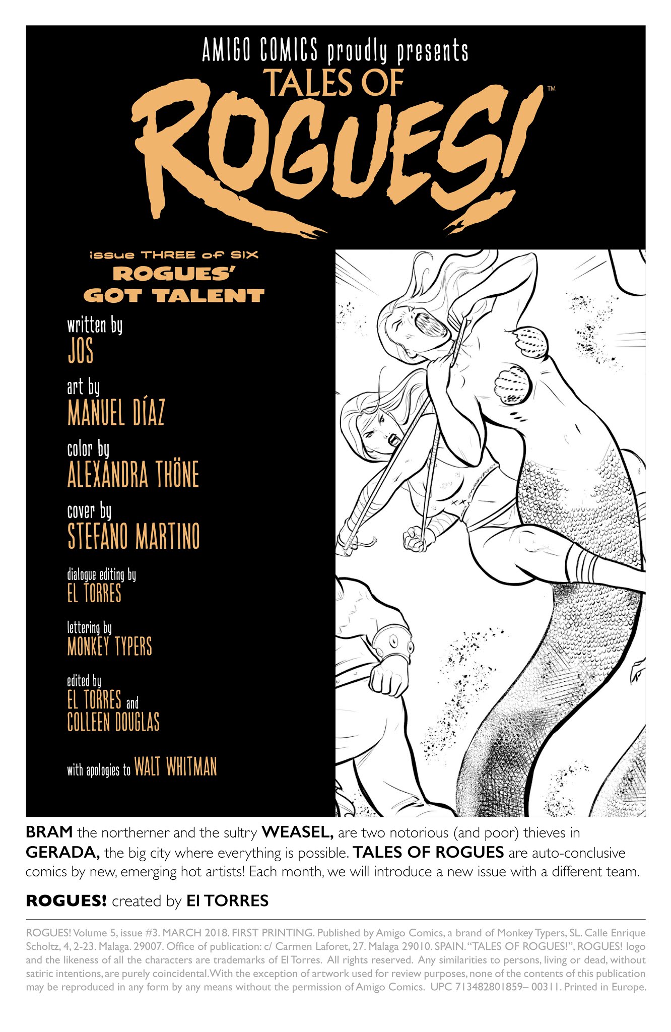 Read online Tales of Rogues! comic -  Issue #3 - 2