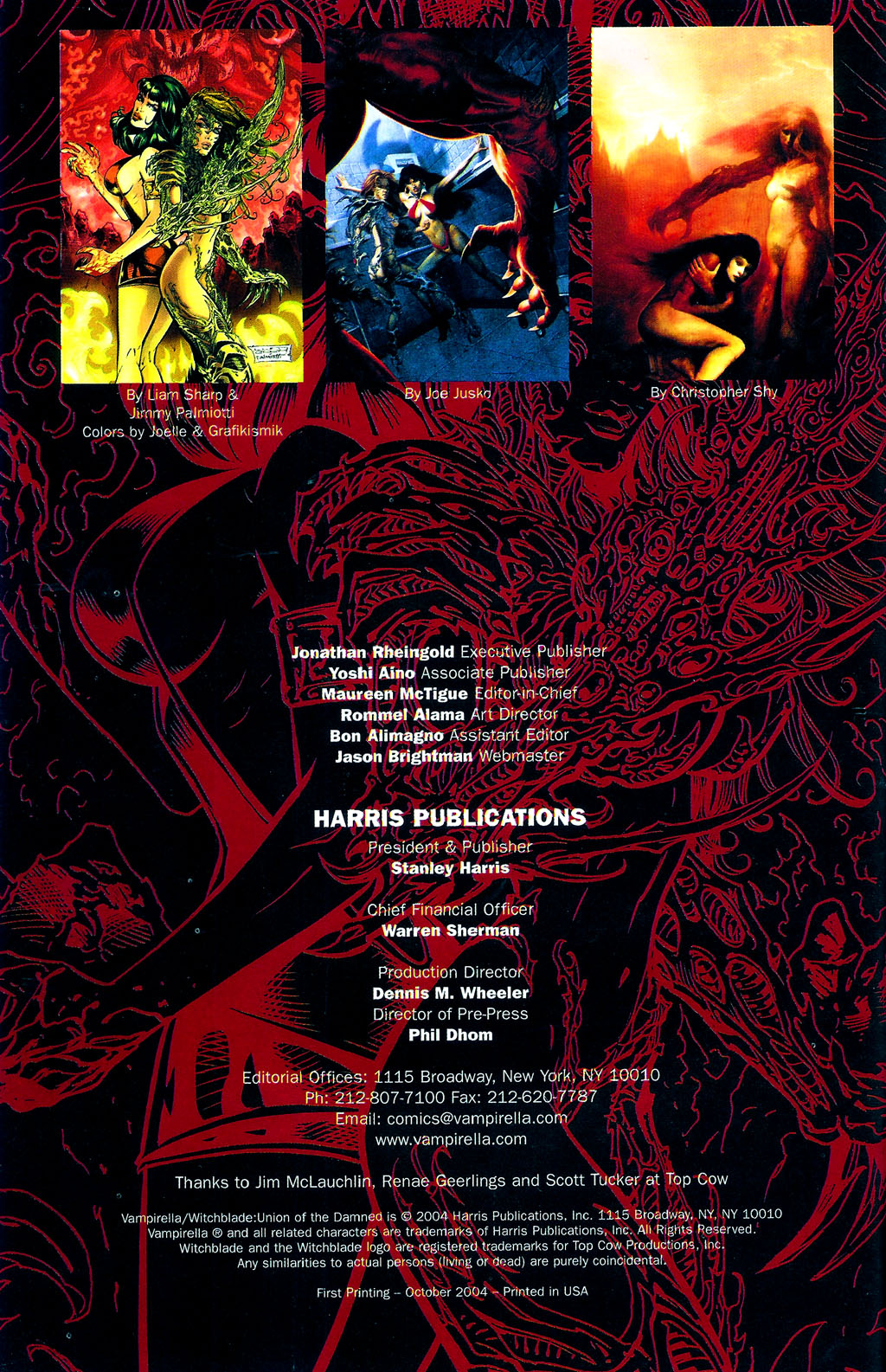 Read online Vampirella/Witchblade: Union of the Damned comic -  Issue # Full - 30