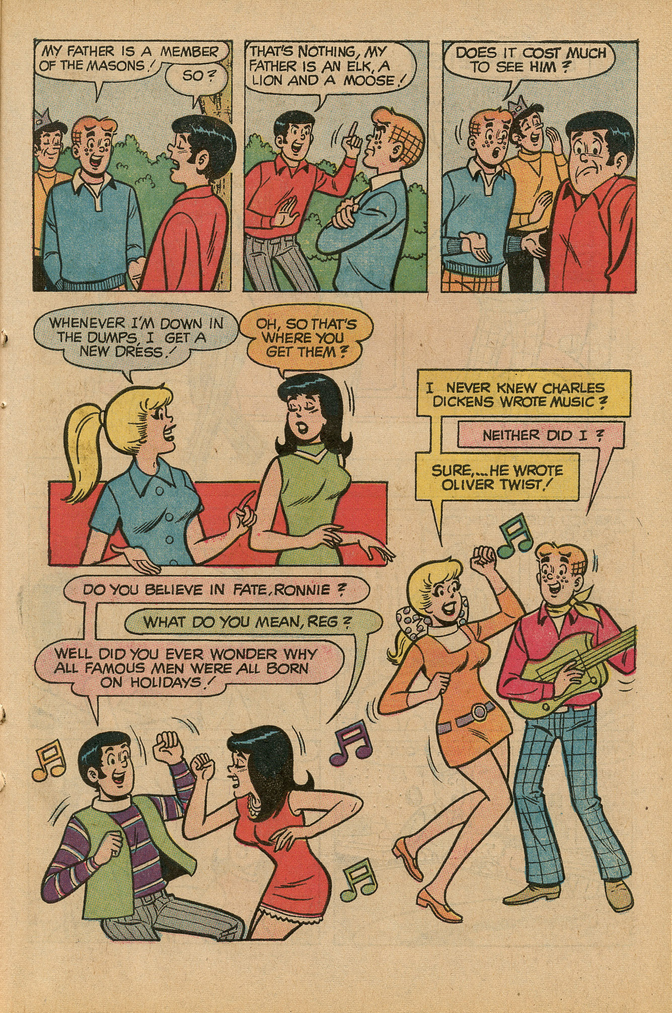 Read online Archie's TV Laugh-Out comic -  Issue #1 - 21