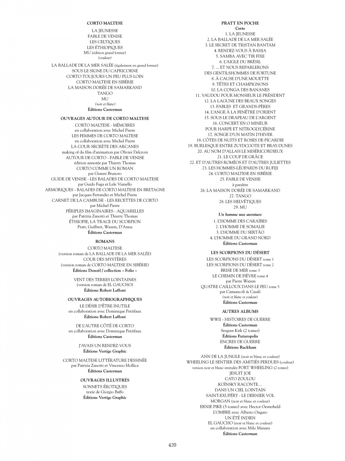 Read online Corto Maltese comic -  Issue # TPB 7 (Part 4) - 56