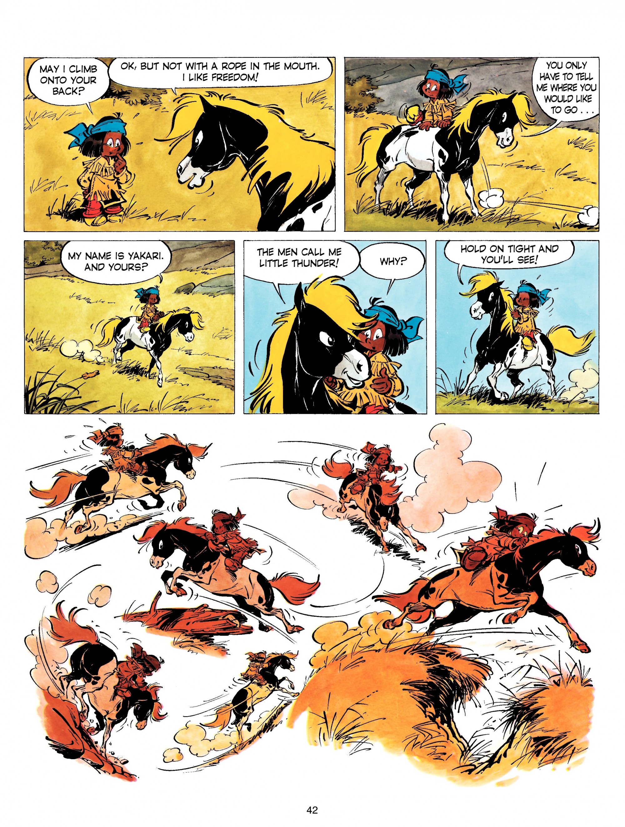 Read online Yakari comic -  Issue #1 - 42